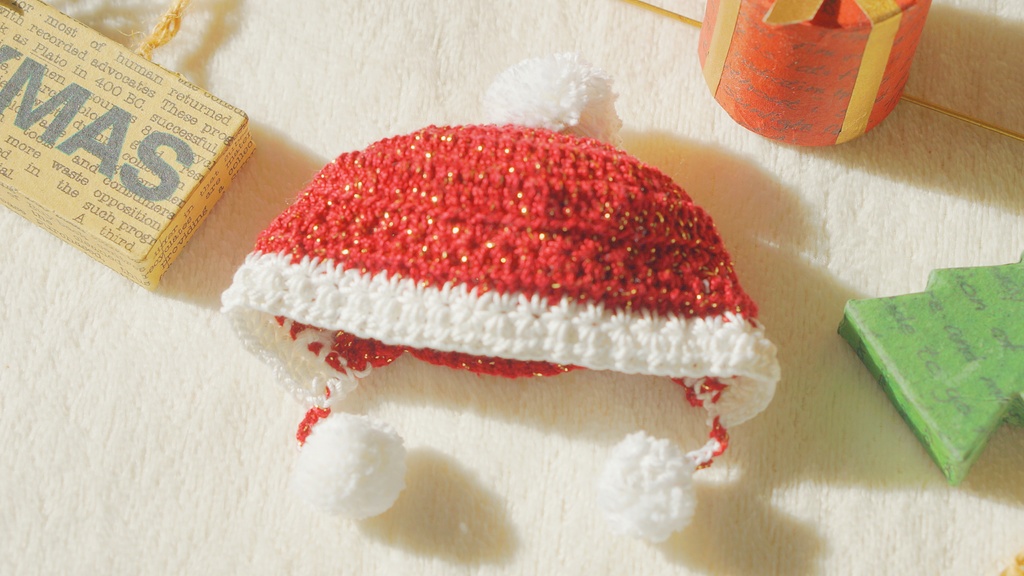 ✴︎クリスマス ボンネット✴︎