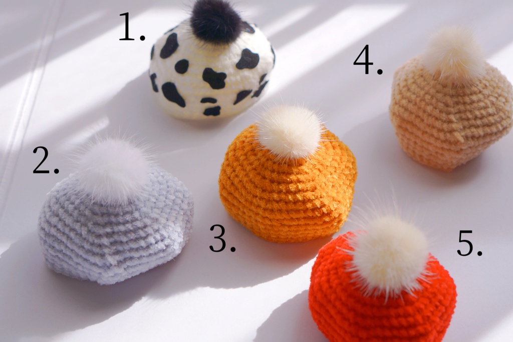 Pompon béret hat