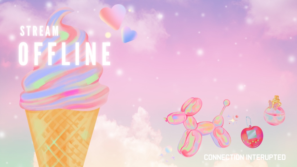 TWITCHのオフライン画像