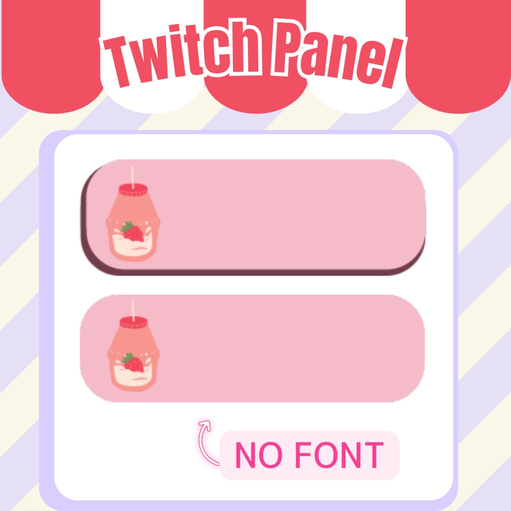 Twitchのパネル画像・Twitchバナー・Twitch Panels
