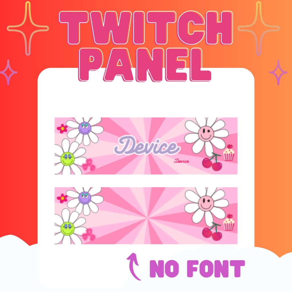 Twitchのパネル画像・Twitchバナー・Twitch Panels