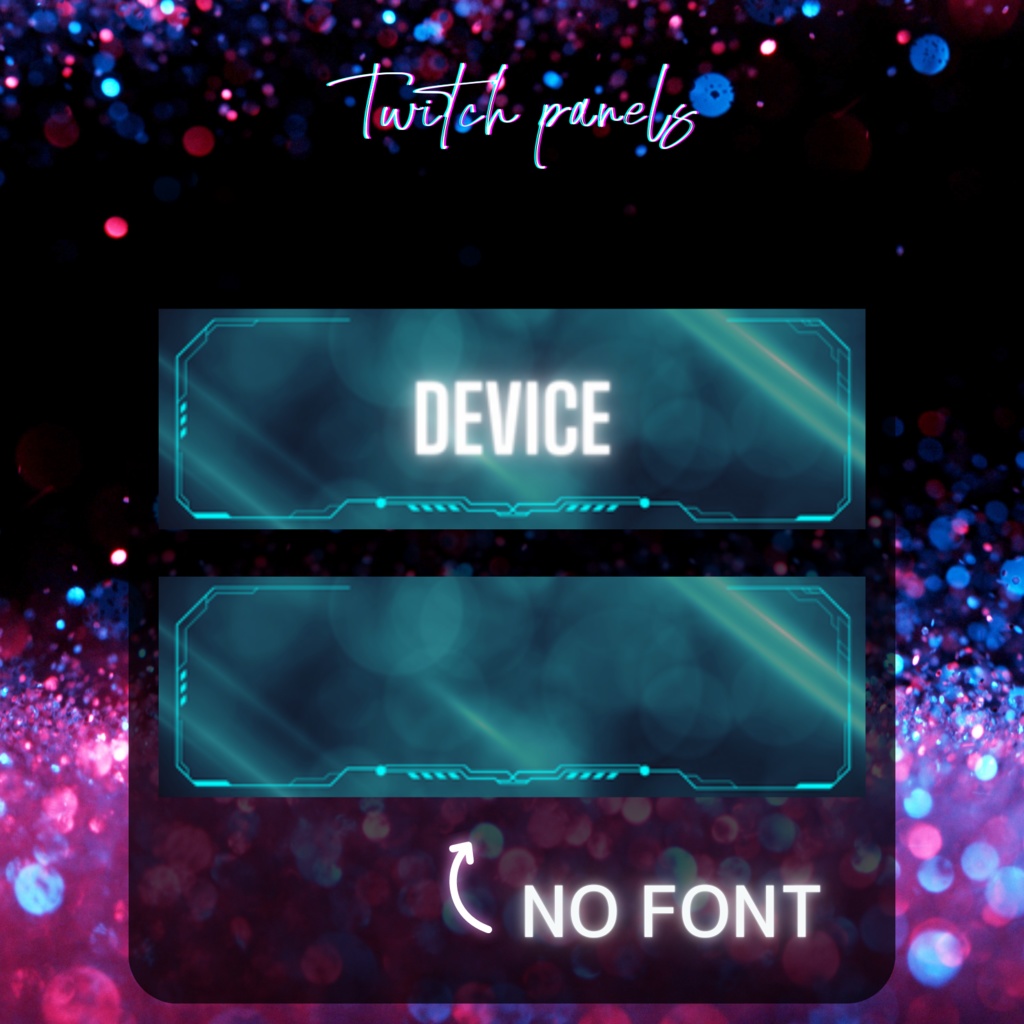 Twitchのパネル画像・Twitchバナー・Twitch Panels