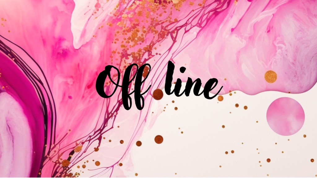 TWITCHのオフライン画像🌸