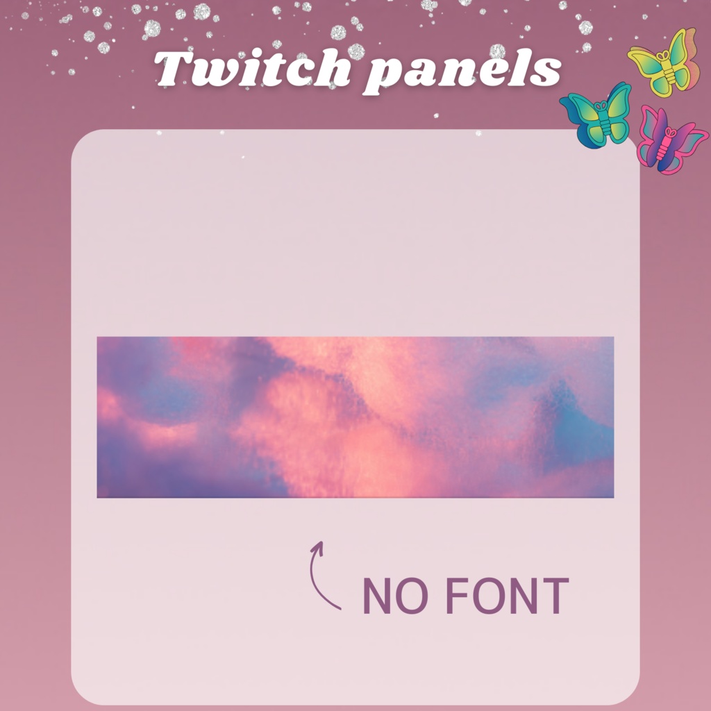 Twitchのパネル画像・Twitchバナー・Twitch Panels【マーブル】