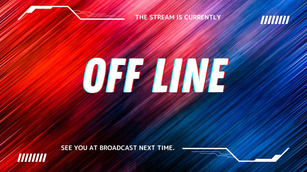 TWITCHのオフライン画像🎮