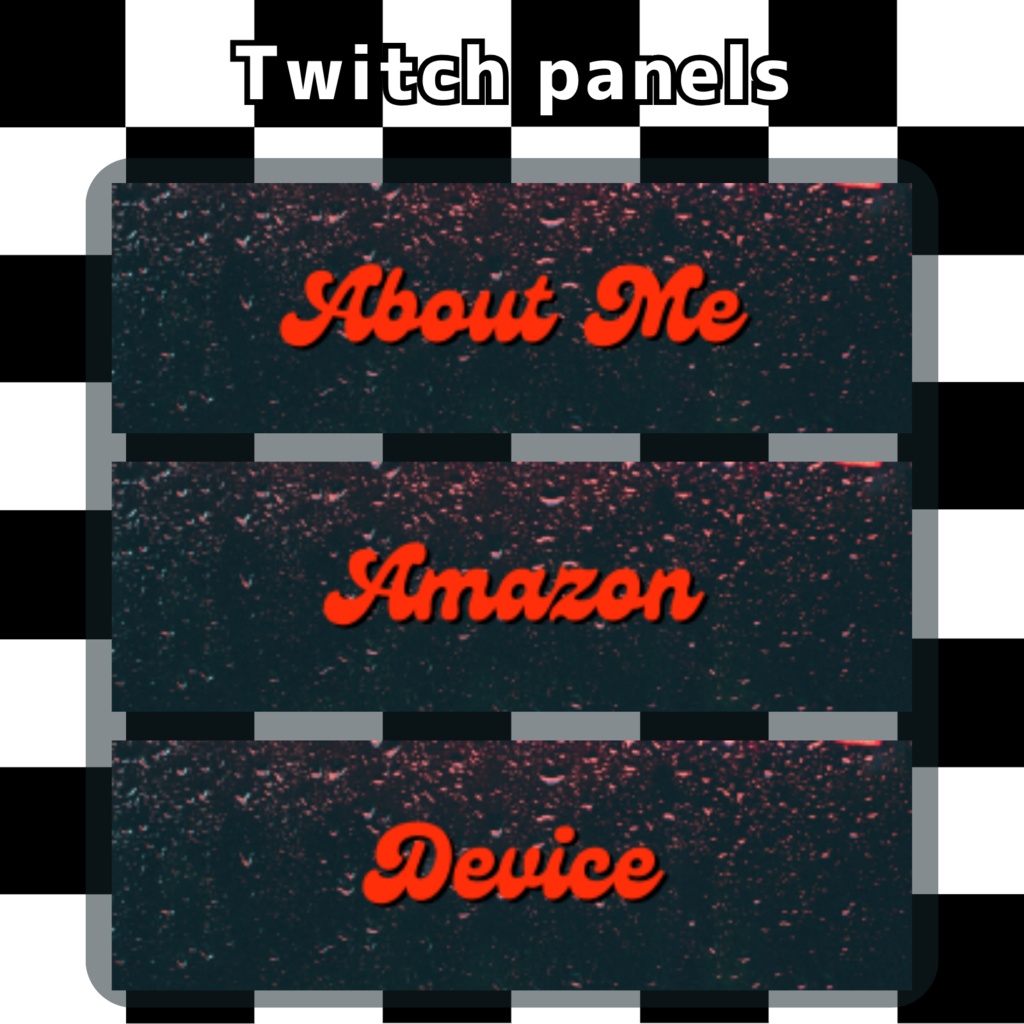 Twitchパネル・バナー・Twitch Panels【ダイナー】