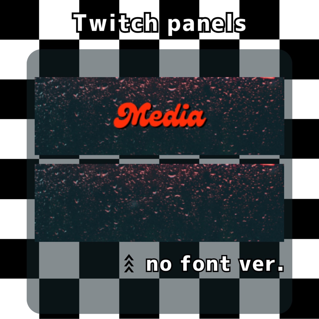 Twitchパネル・バナー・Twitch Panels【ダイナー】