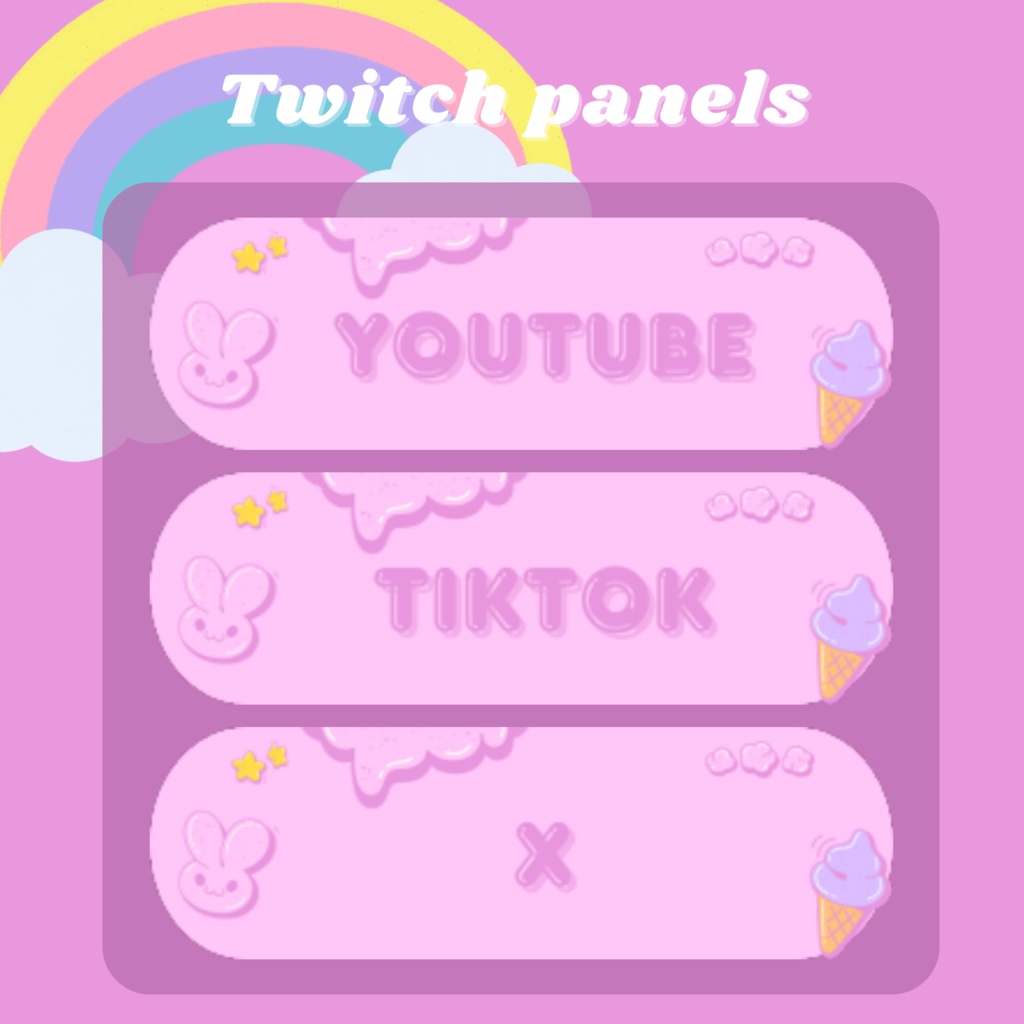 Twitchパネル・バナー・Twitch Panels