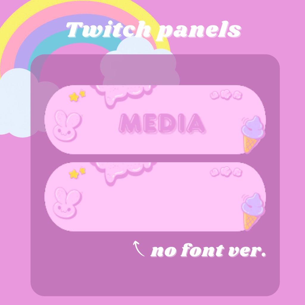 Twitchパネル・バナー・Twitch Panels
