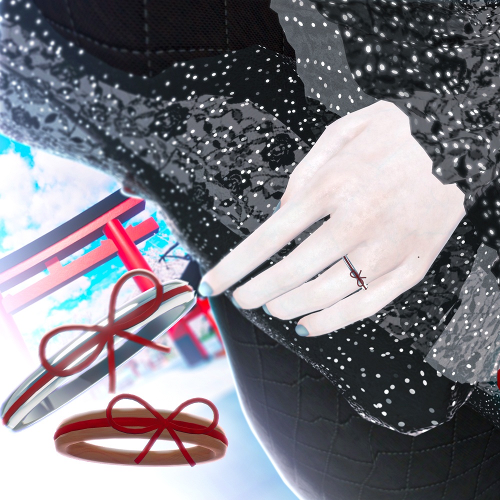 【指輪】約束の赤い糸