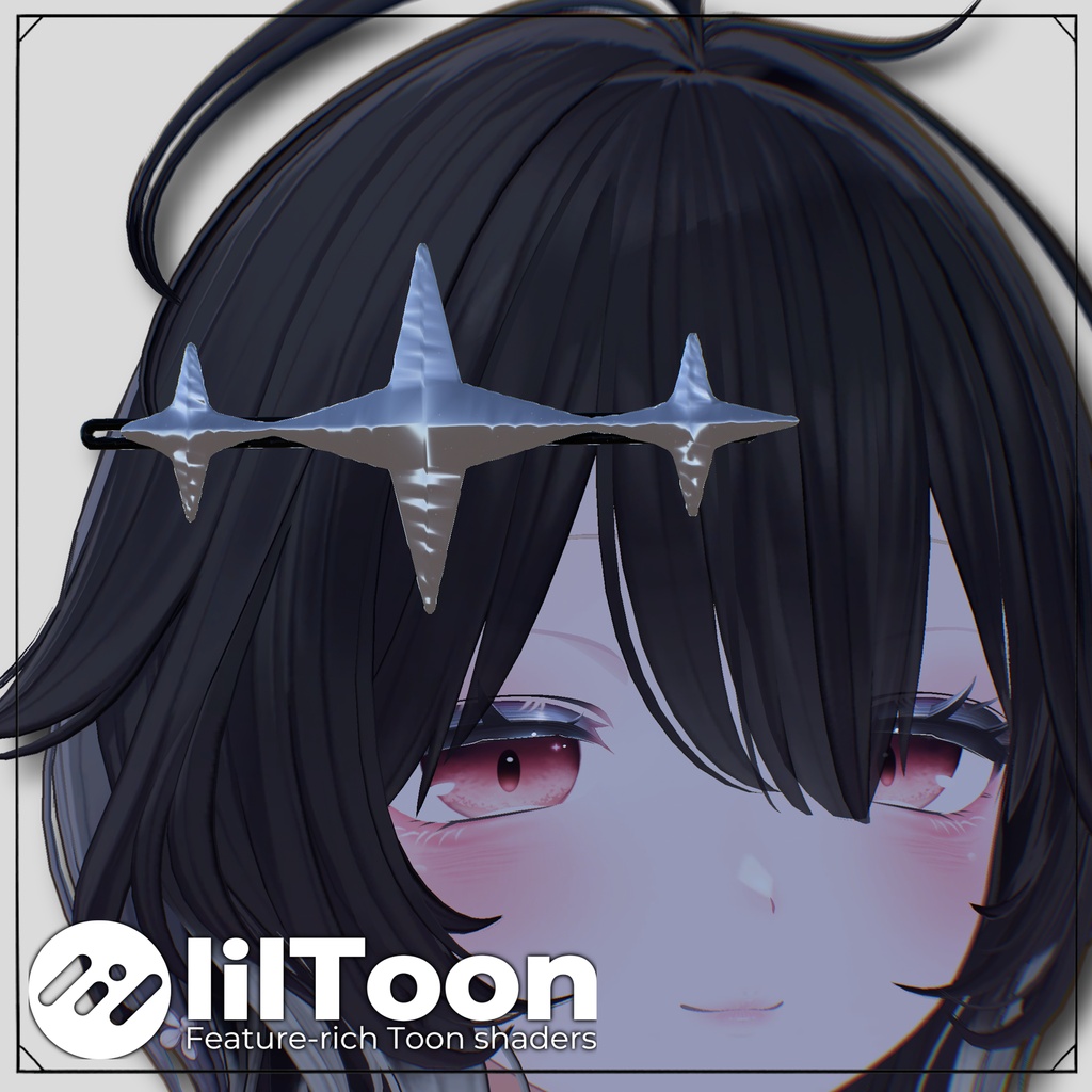 Star Ray Hairpin【VRChat想定】