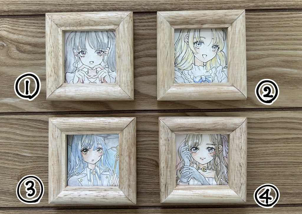 【ミニ原画】No.1~4