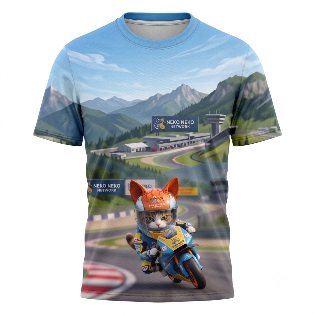 【フルグラフィックTシャツ】RACING CAT "NEKO NEKO NETWORK"