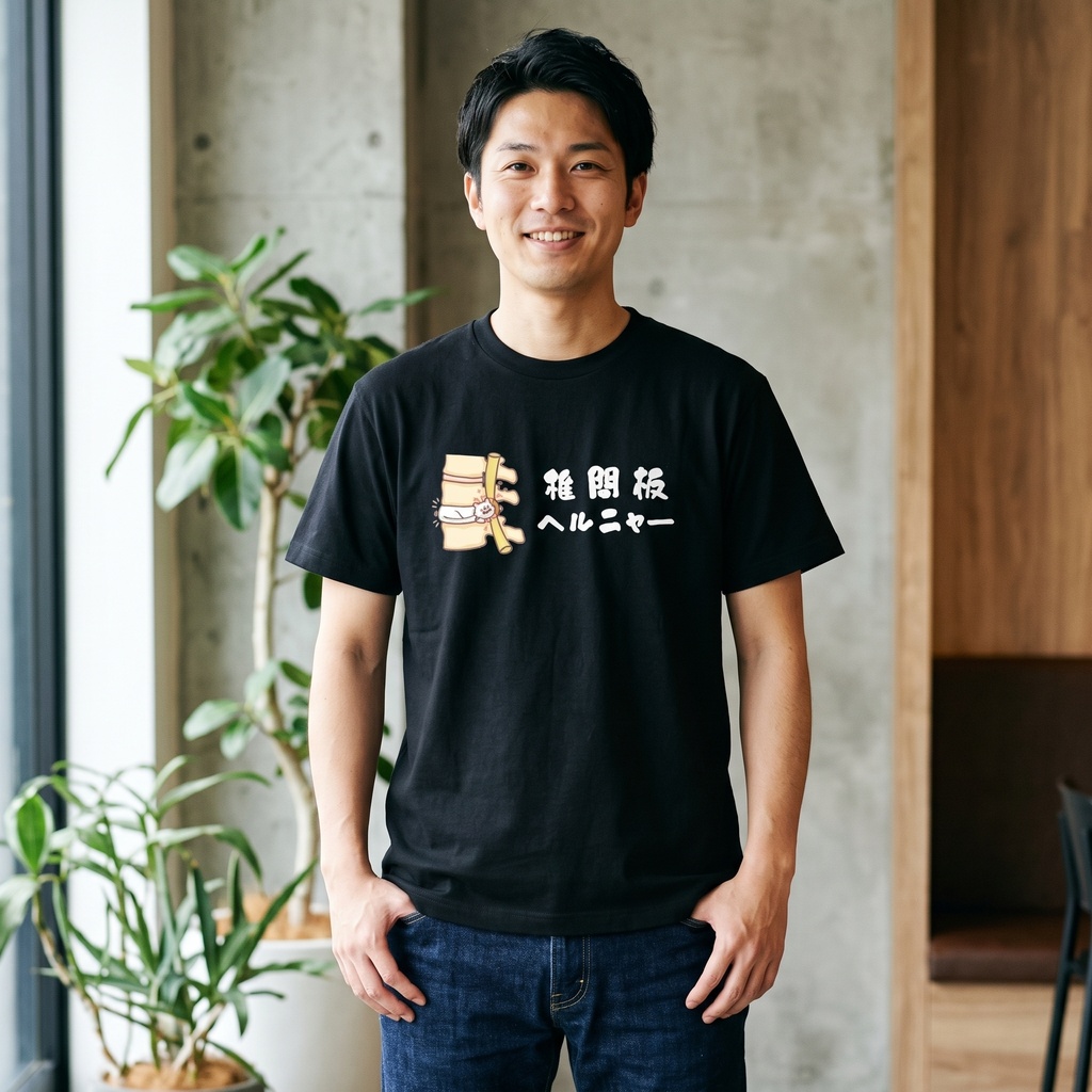 【医療おもしろ】椎間板ヘルニャーTシャツ