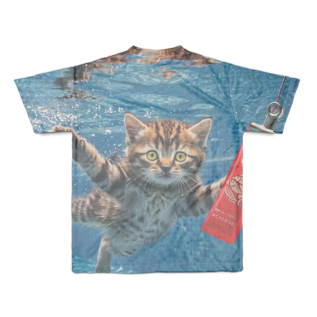 にるばーにゃ 【Never mind】フルグラフィックTシャツ