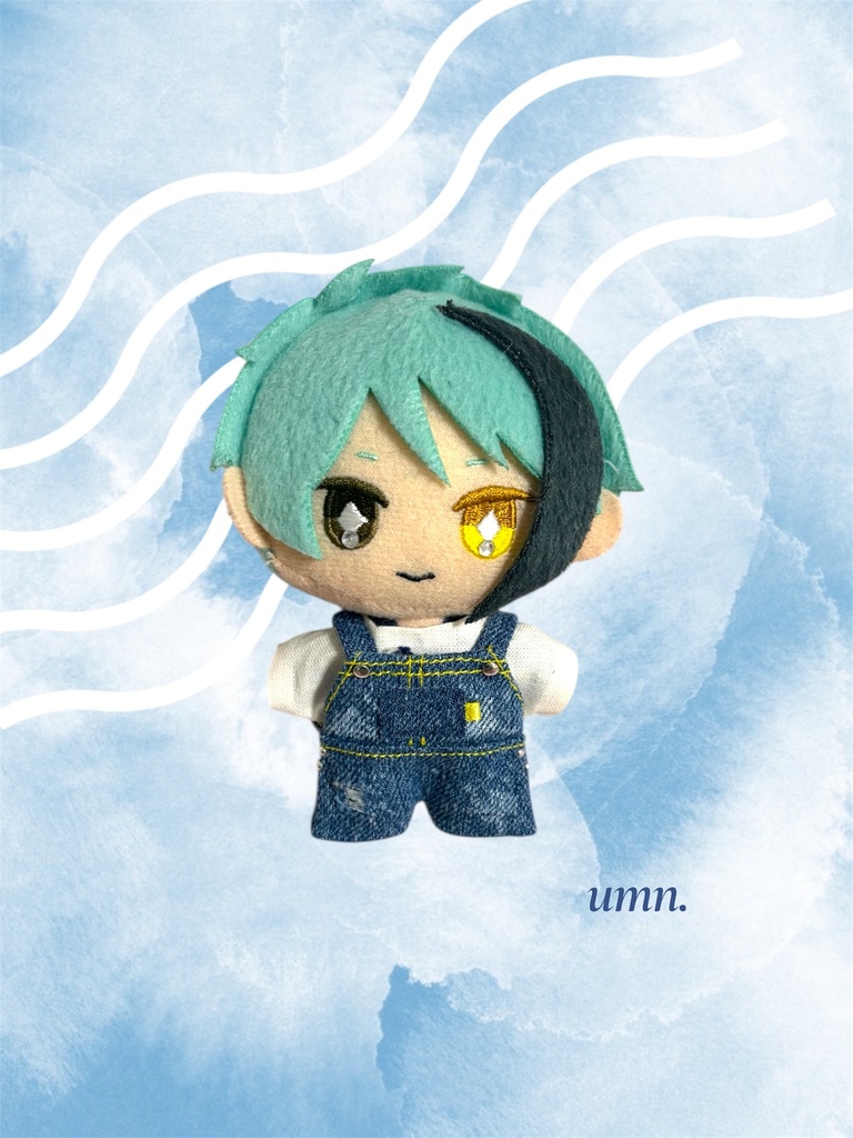 デニムダメージサロペット