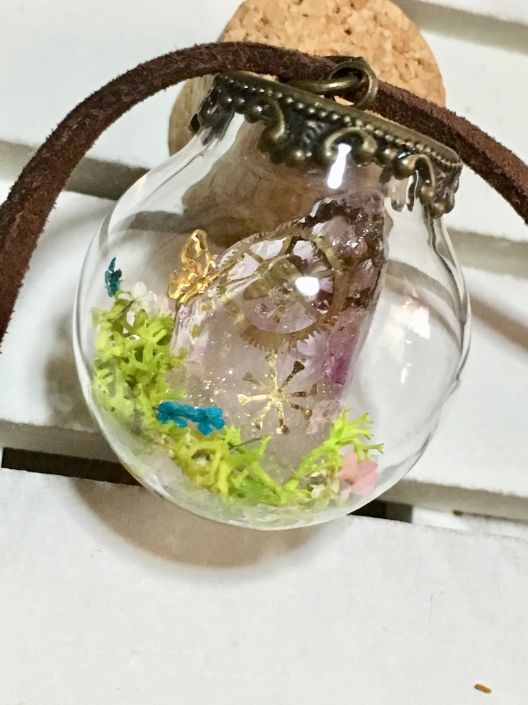夢小瓶のペンダント