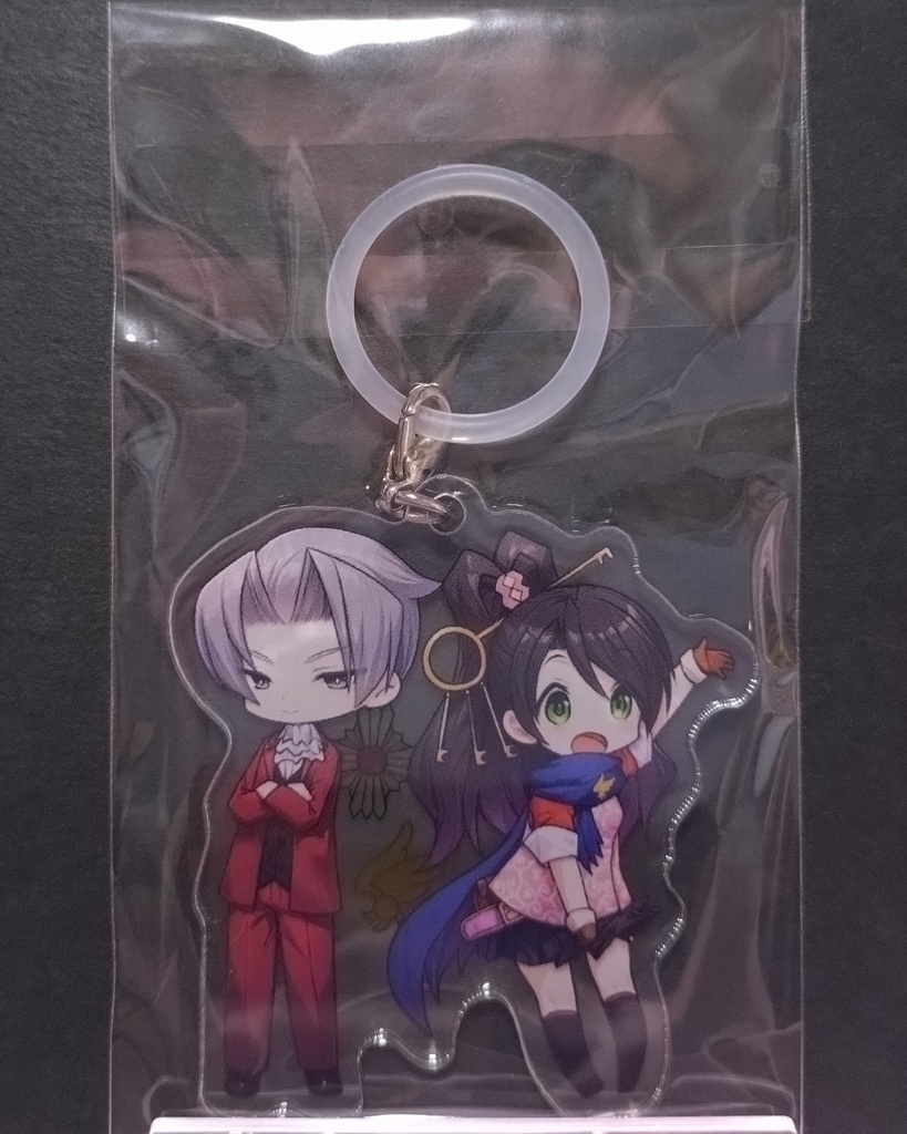 □匿名配送□逆転裁判 逆転検事 アンブレラマーカー 御剣+美雲/御剣(子供)