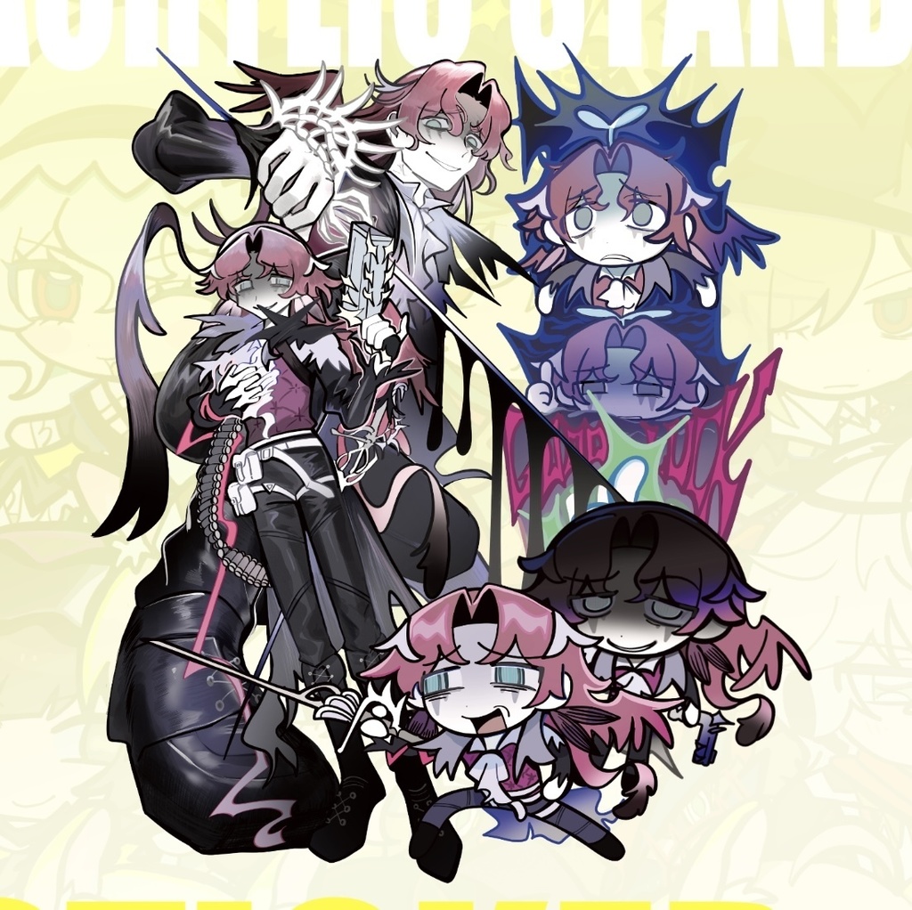 ホログラム＆クリア ステッカーセット