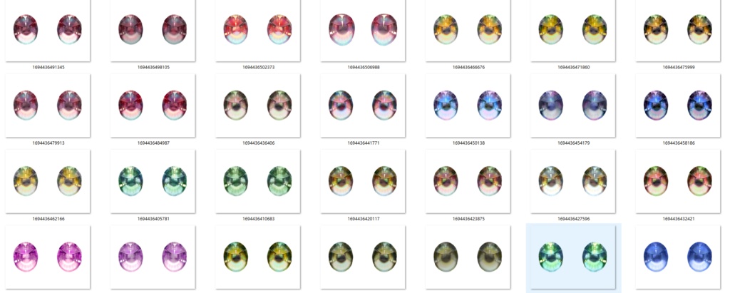 ドール用 虹彩データ03 （全40色）