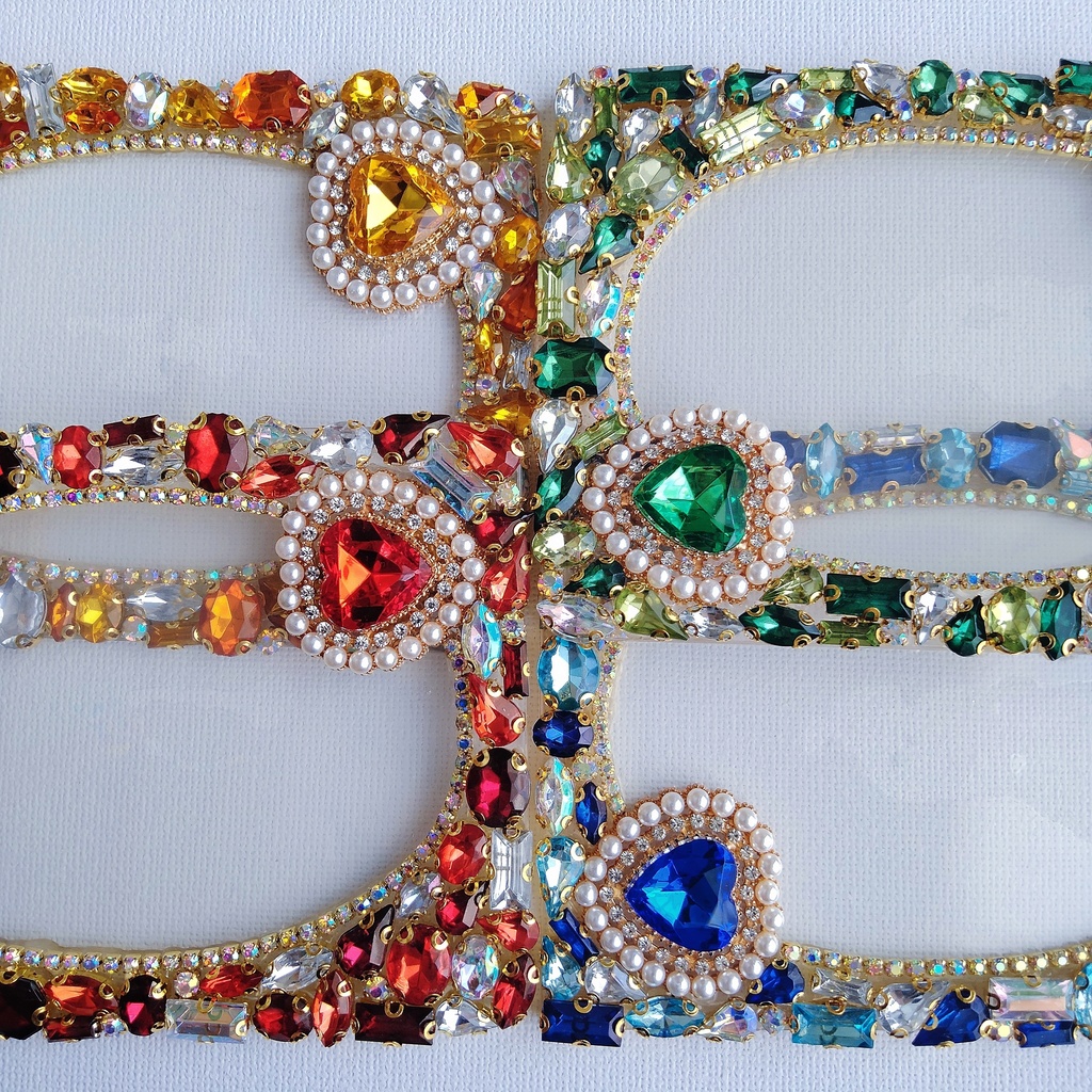 [card] ダブルハート硬質ケースデコ♡