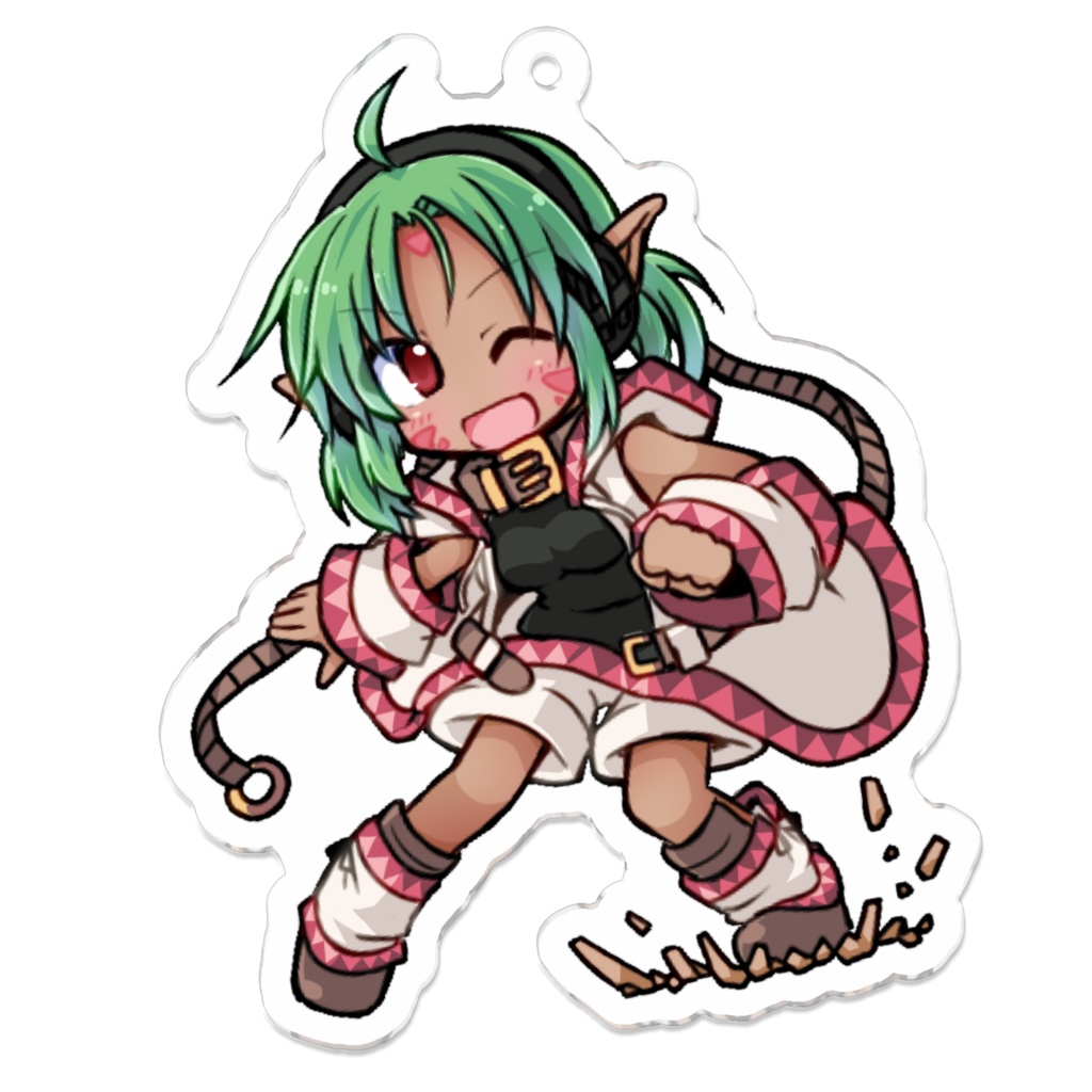 アルファ アクリルキーホルダー