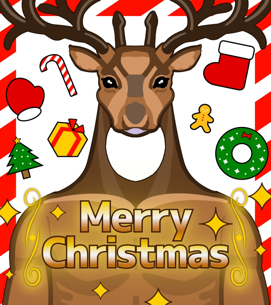 【無料配布】クリスマスVtuber素材