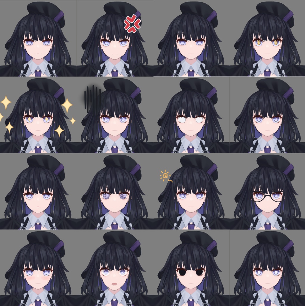 【3D model】#001 (VRM, FBX, please read the description, thanks)