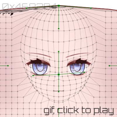 【Live2D Example】 3D head, YZ Angle flip, and wide head angle template