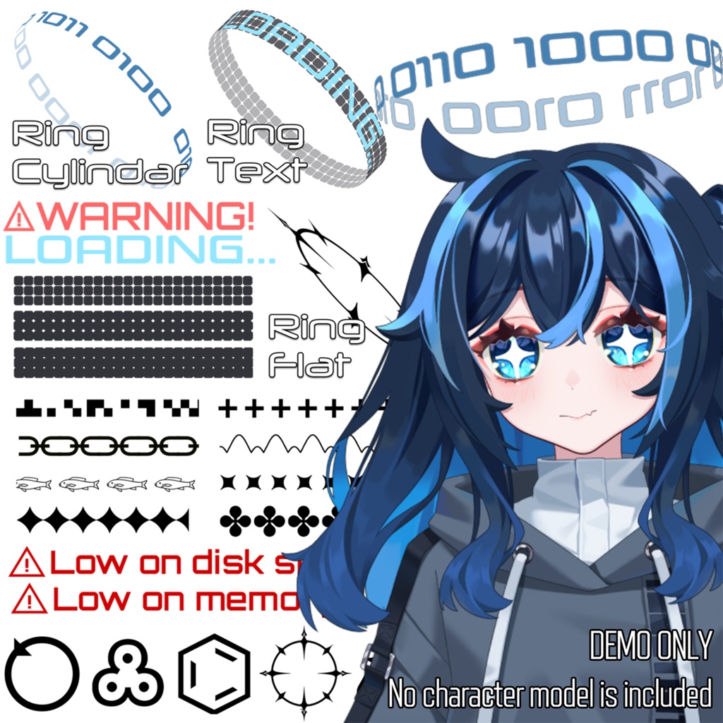 【Live2D Item】Customizable Rings