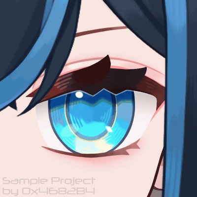 【Live2D Example】Eye physics