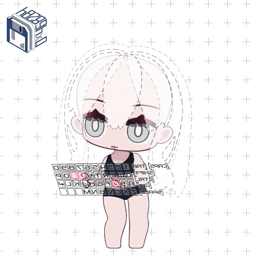 【Live2D】Chibi Model Type-H1 Base Template