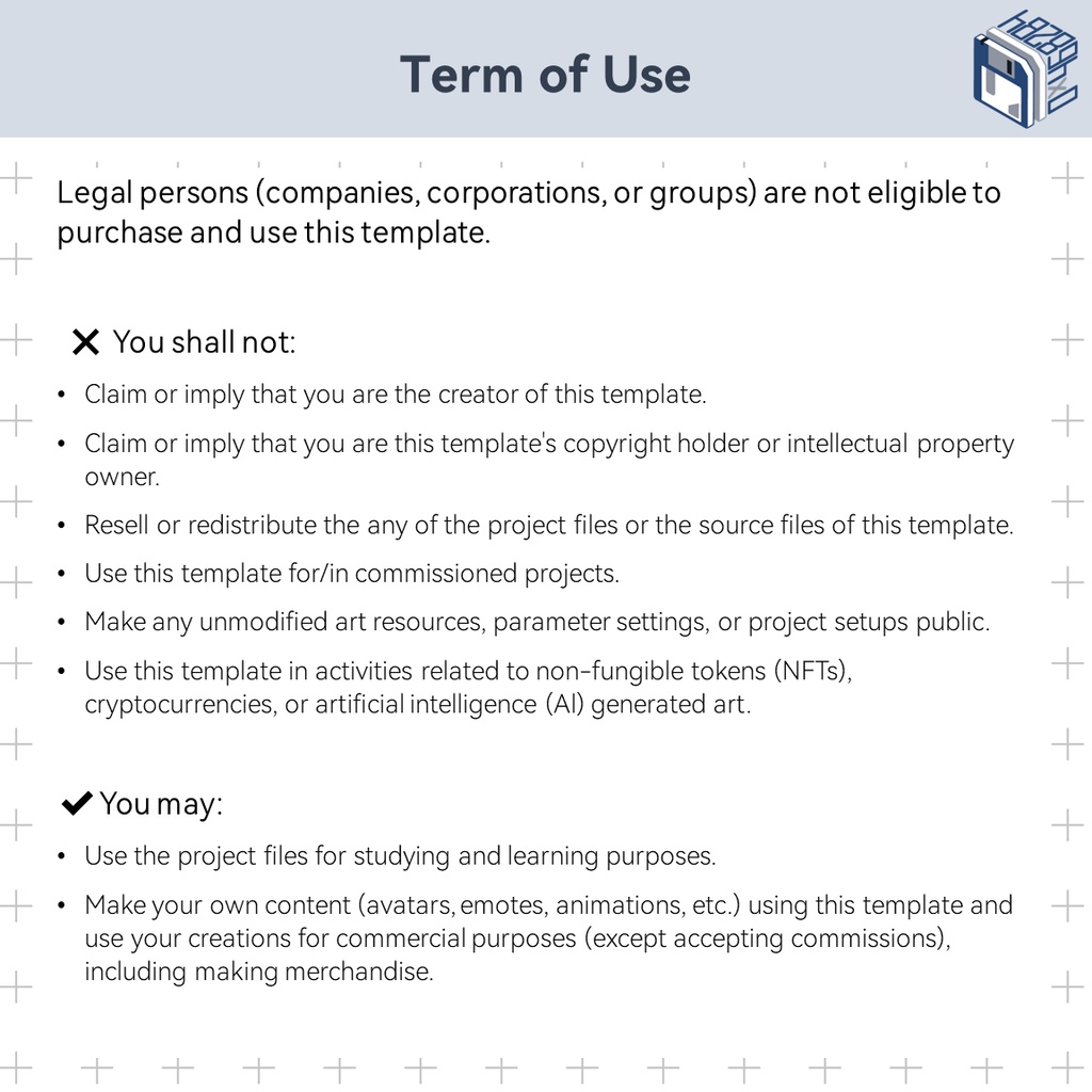 【Live2D】Chibi Model Type-H1 Base Template