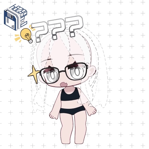 【Live2D】Chibi Model Type-H1 Base Template