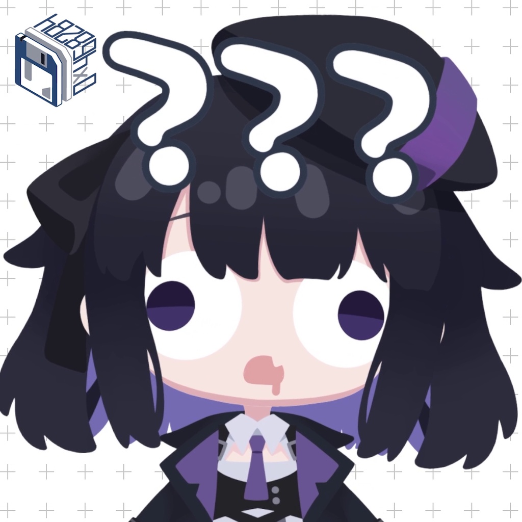 【Live2D】Mk.1 Chibi Model Type-H2 + 50 Animated Emotes Set