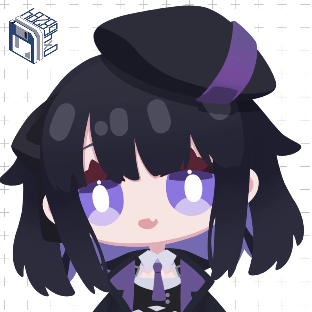 【Live2D】Mk.1 Chibi Model Type-H2 + 50 Animated Emotes Set