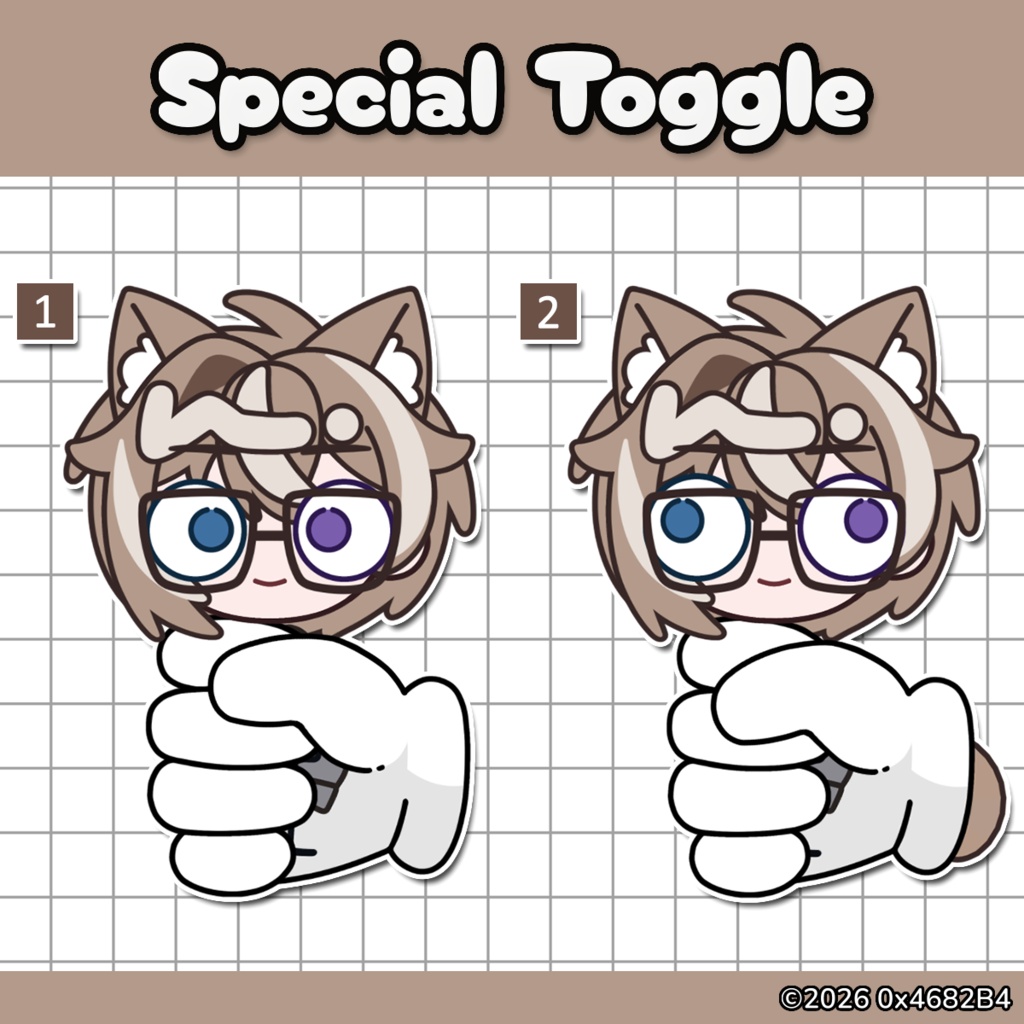 【Live2D】Customizable Model Type-H4 (v1.0)