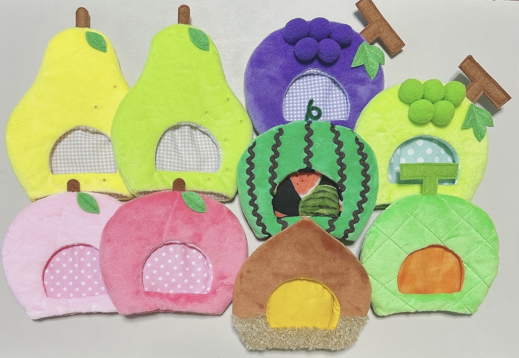 食べ物の被り物