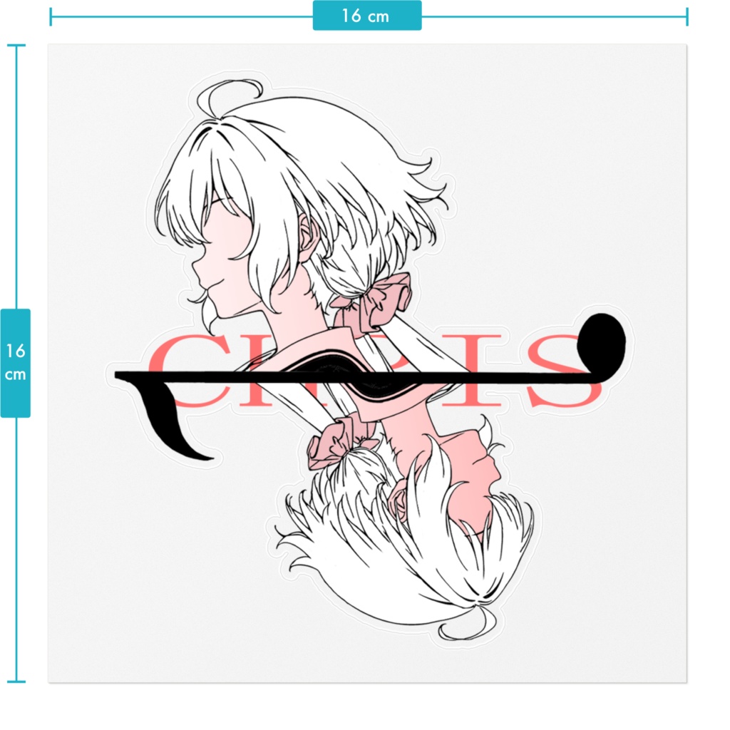 シンフォギアステッカー 音符クリス