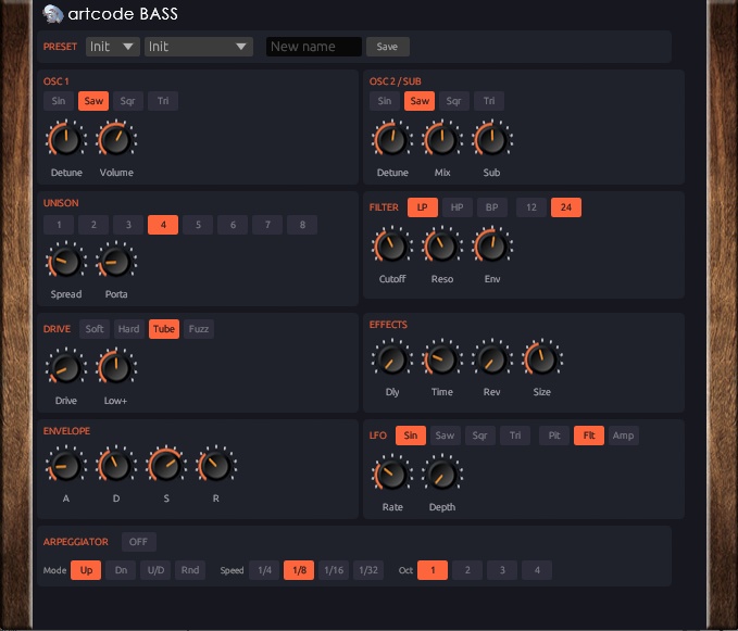 artcode Analog SYNTH/BASS VST3/CLAP