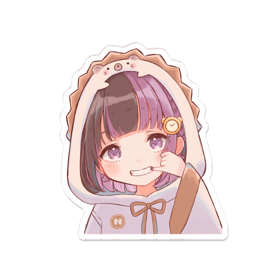 はりねむる アクリルバッジ
