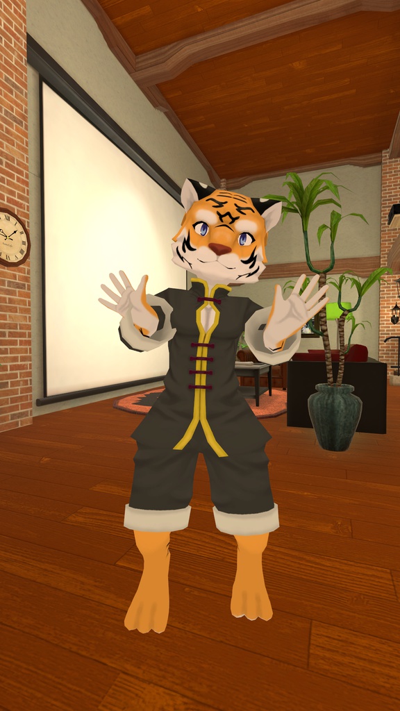 【VRChatアバター】カンフータイガー