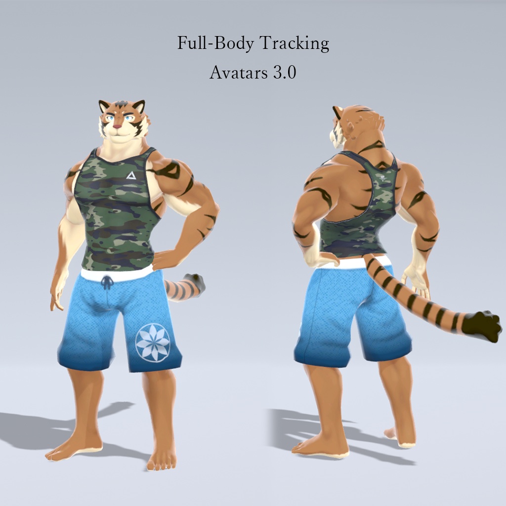 【For VRChat】KFM-G2 虎二-Toraji