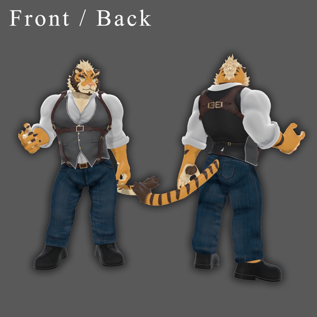 【For VRChat & VRM】トラマサ Toramasa