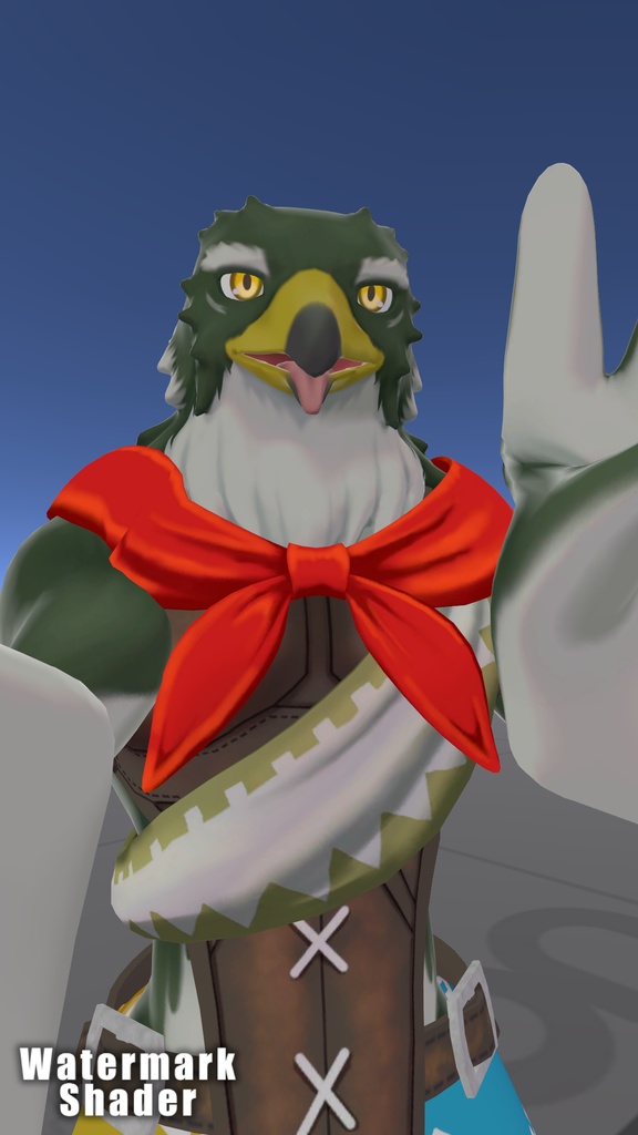 【VRChatワールド想定】Photo Watermark Shader