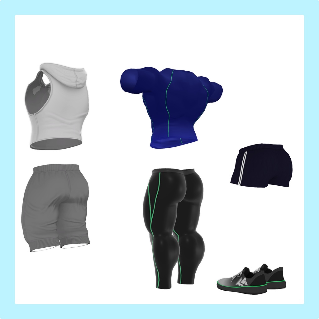 【ルーガン族専用】スポーツウェアセット