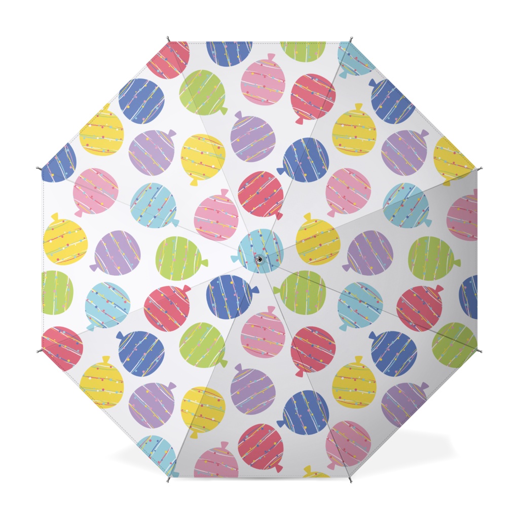 水風船の傘 パステル