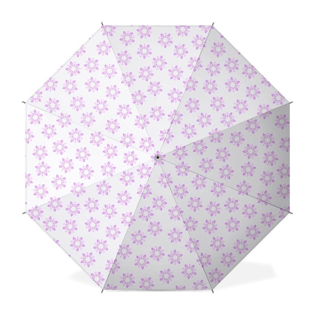 宝石のお花のバッジ アメシスト