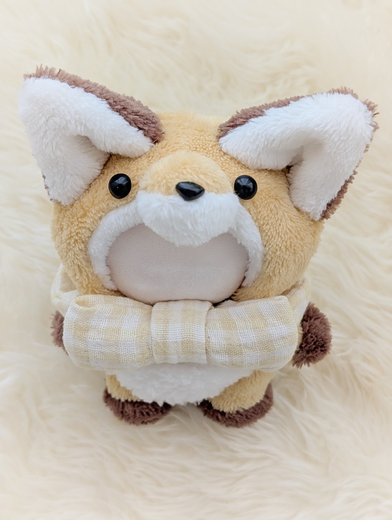 きつね着ぐるみ(10〜12cmぬい用)