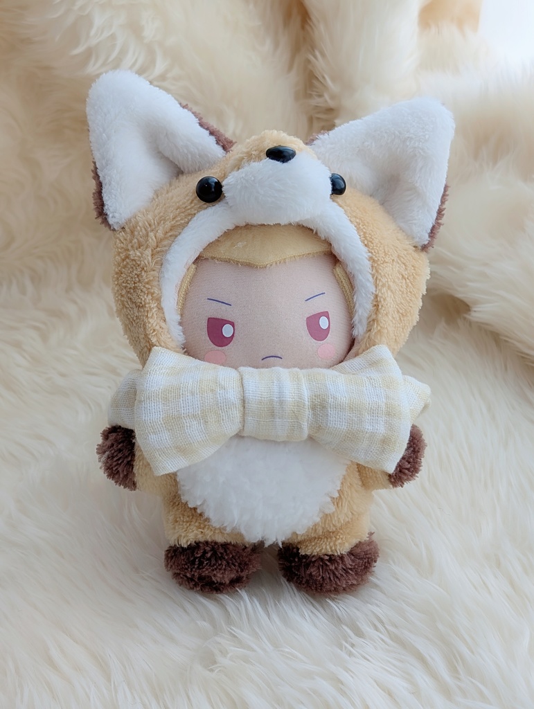 きつね着ぐるみ(10〜12cmぬい用)